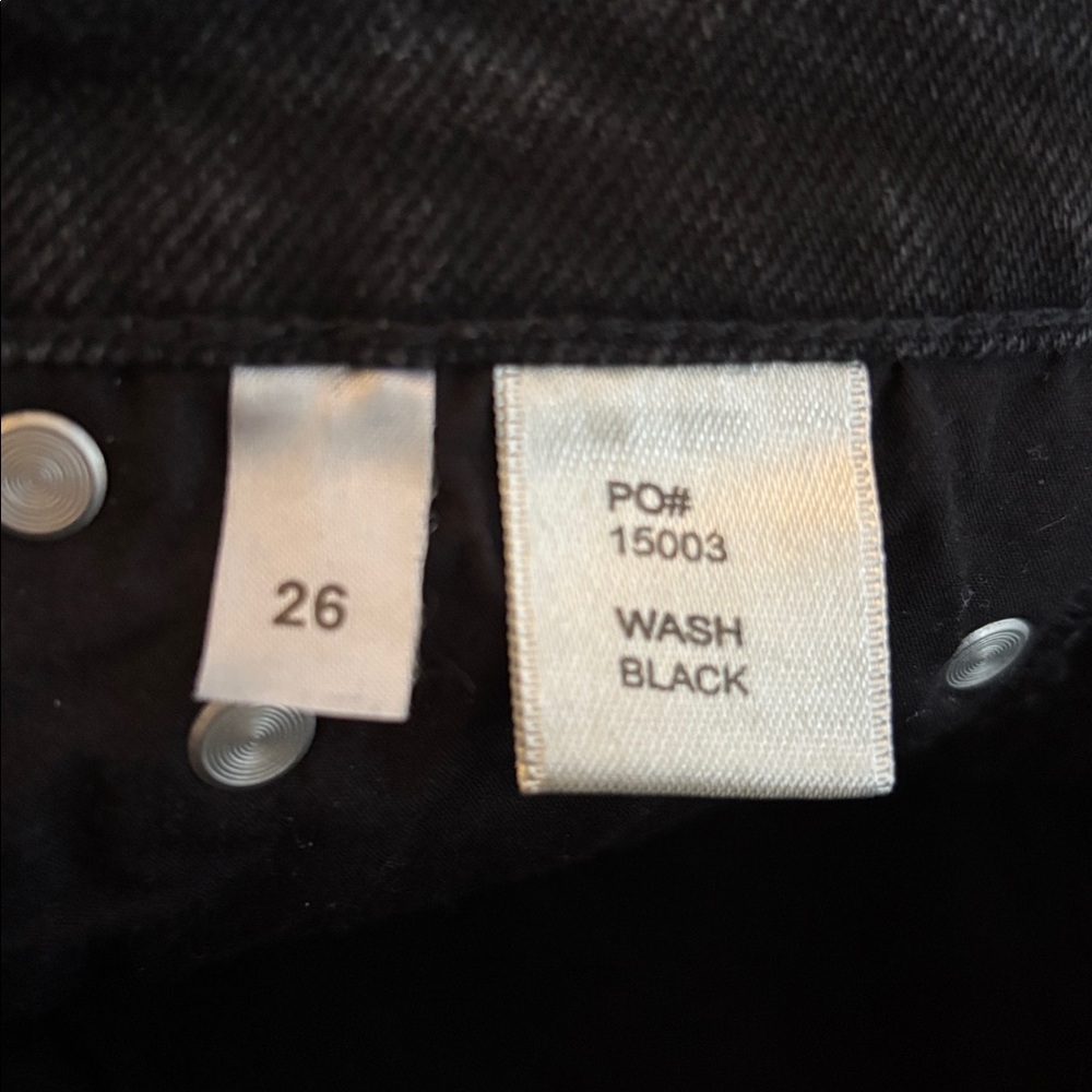 Reformation Black Hi Rise Jeans - Picture 4 of 6